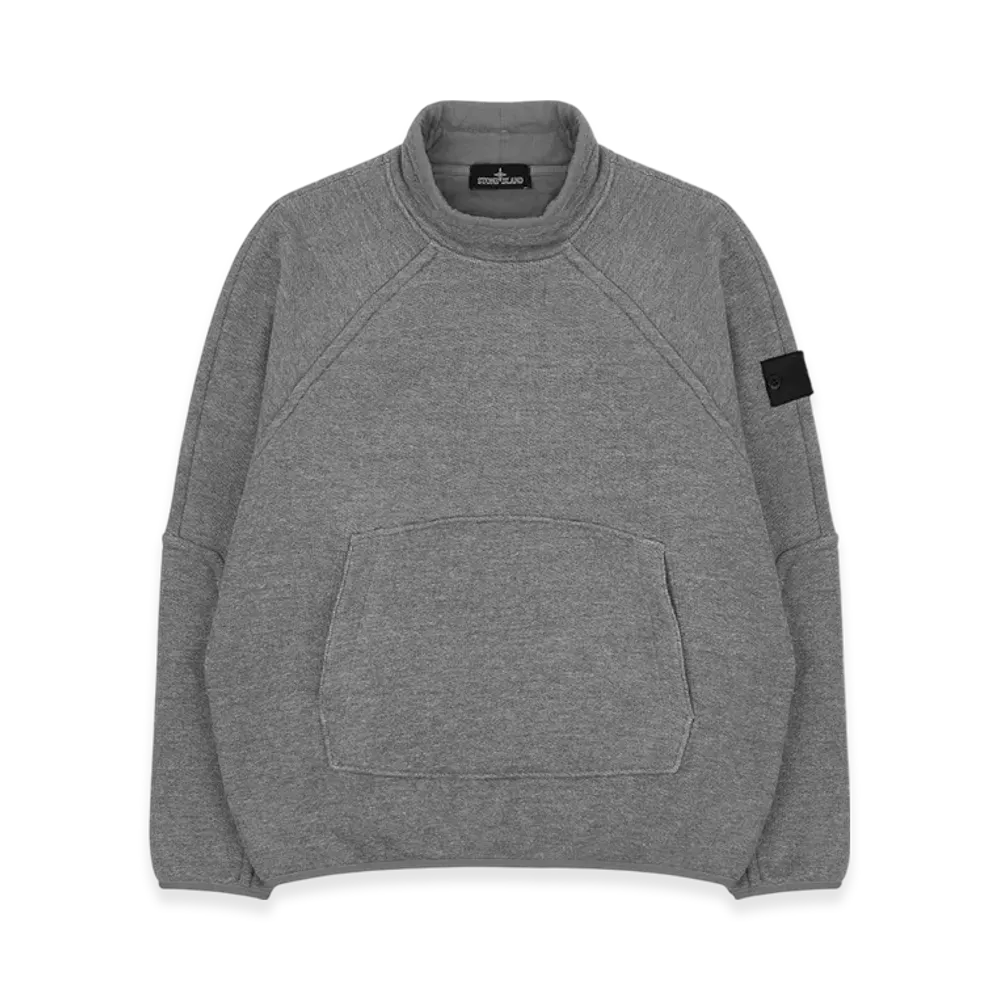 Stone Island Shadow Project 6021C Mock Neck Sweatshirt Chapter 1- 22FW "Grey"