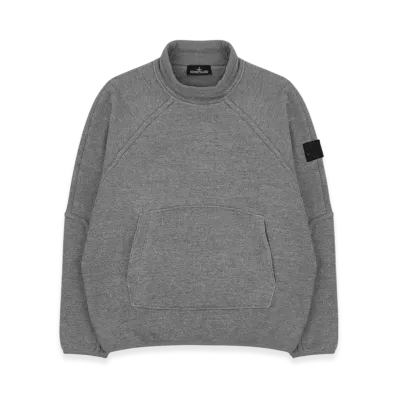 Stone Island Shadow Project 6021C Mock Neck Sweatshirt Chapter 1- 22FW "Grey"