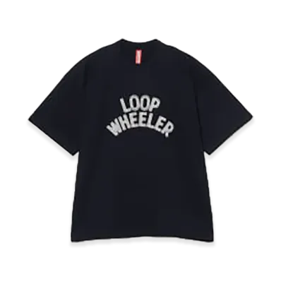 BEAMS JAPAN x LOOPWHEELER Graphic T-Shirt "Navy"