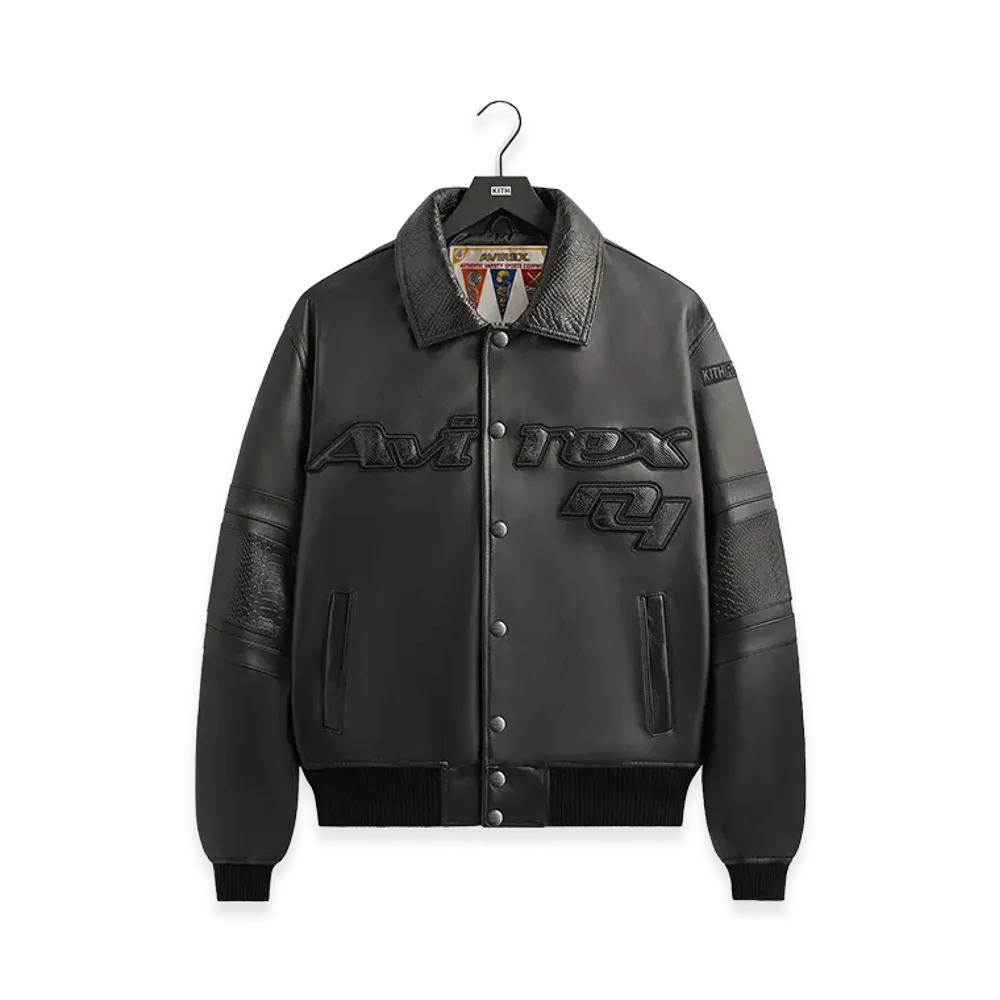 Kith Records x AVIREX Legend Bomber Jacket "Black"