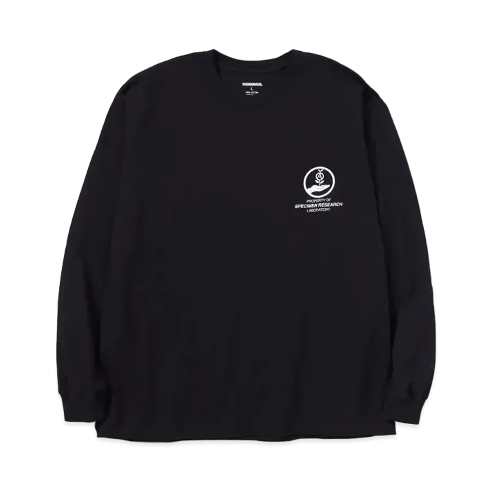 NEIGHBORHOOD NH Tee-14 LS . CO "Black"