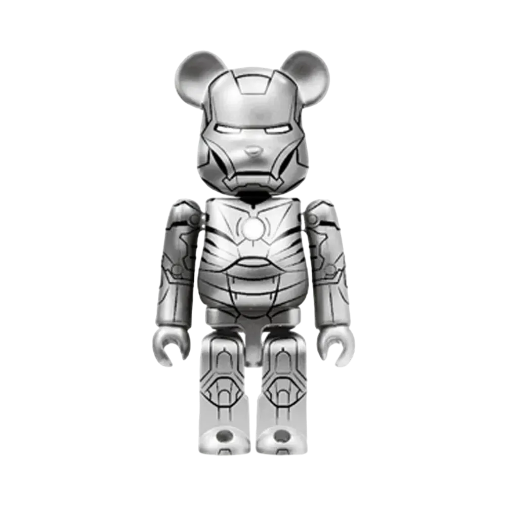 Bearbrick x Marvel Infinity Saga Iron Man Happy Lottery Bearbrick Award 2 [Iron Man Mark 2] 100% "Multi"