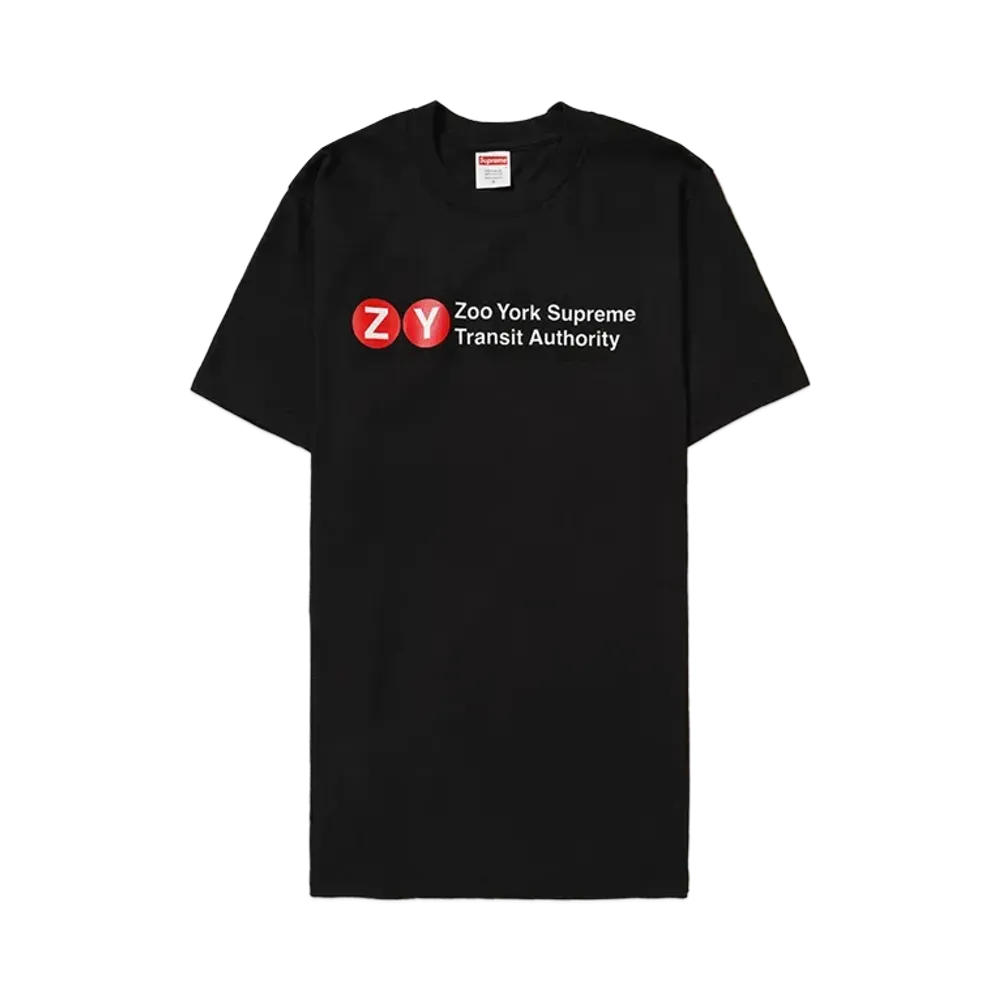Supreme x Zoo York Transit Tee "Black"