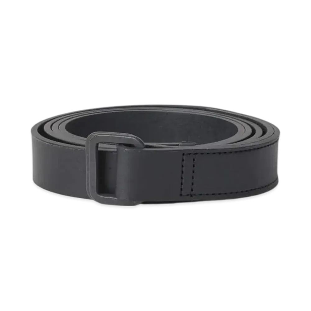 ssstein Leather Belt (Rectangle Buckles) "Black"