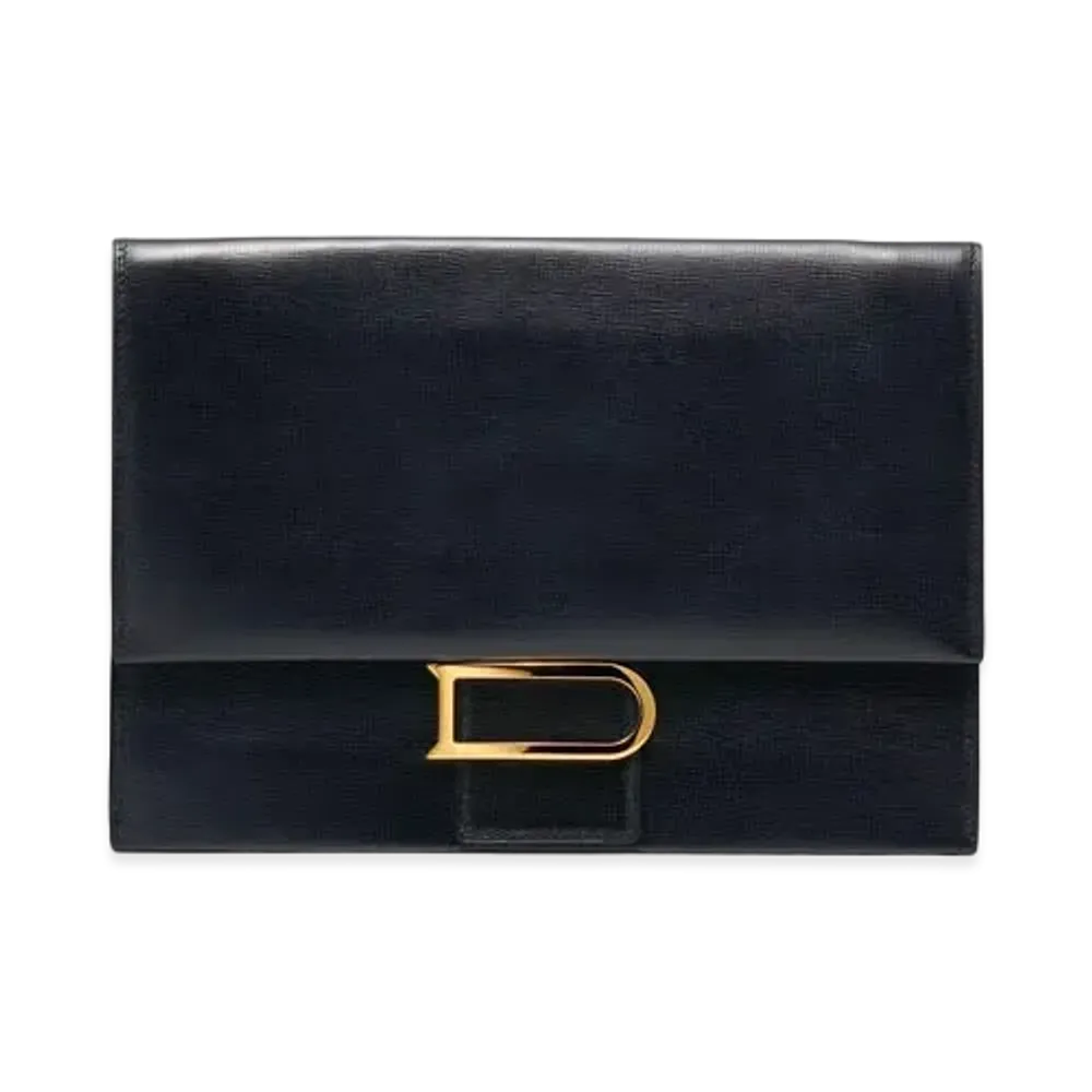 DELVAUX Leonce Clutch Opera Calf "Black"