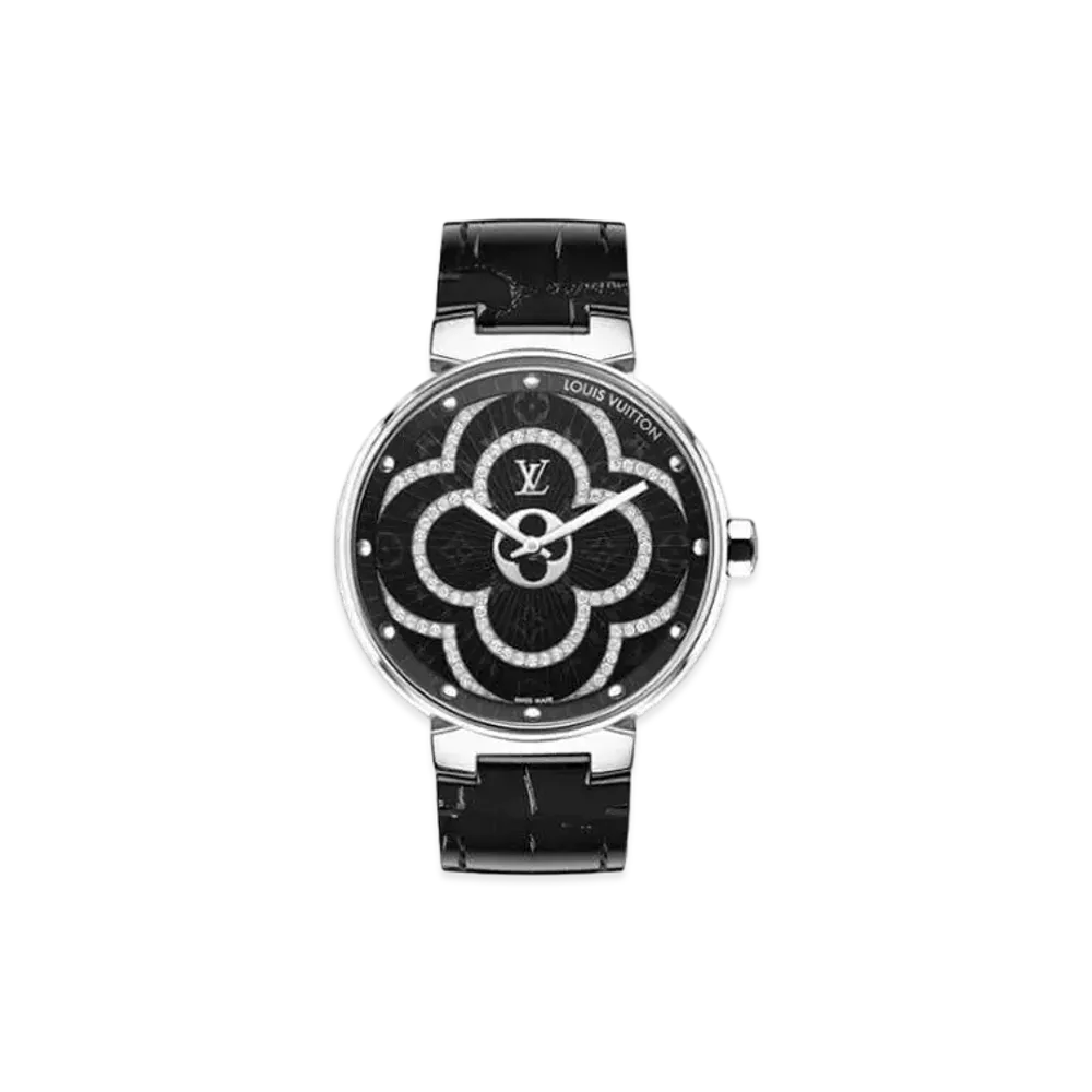 Louis Vuitton Tambour Moon Divine 28mm "Noir"