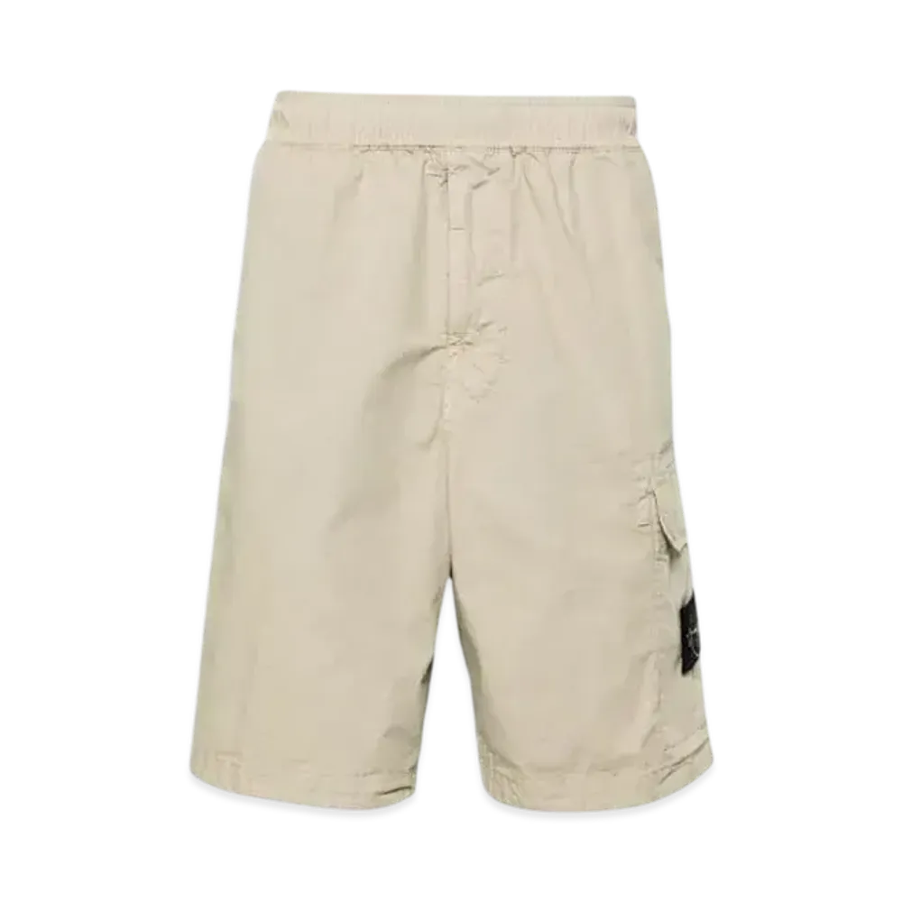 Stone Island L1811 Comfort Fit Cargo Bermuda Shorts - 24SS "Sand"