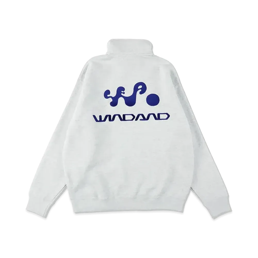 WIND AND SEA Walking Half Zip Top "Ash"