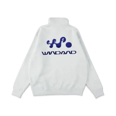 WIND AND SEA Walking Half Zip Top "Ash"