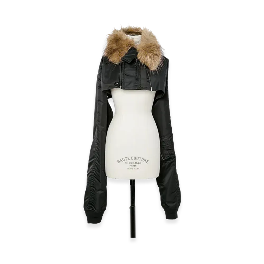 sacai Nylon Twill Blouson "Black"