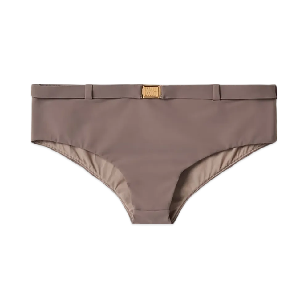 MIU MIU Slip Bikini "Clay Grey"