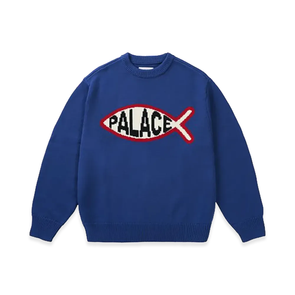 PALACE Plaice Knit "Blue"