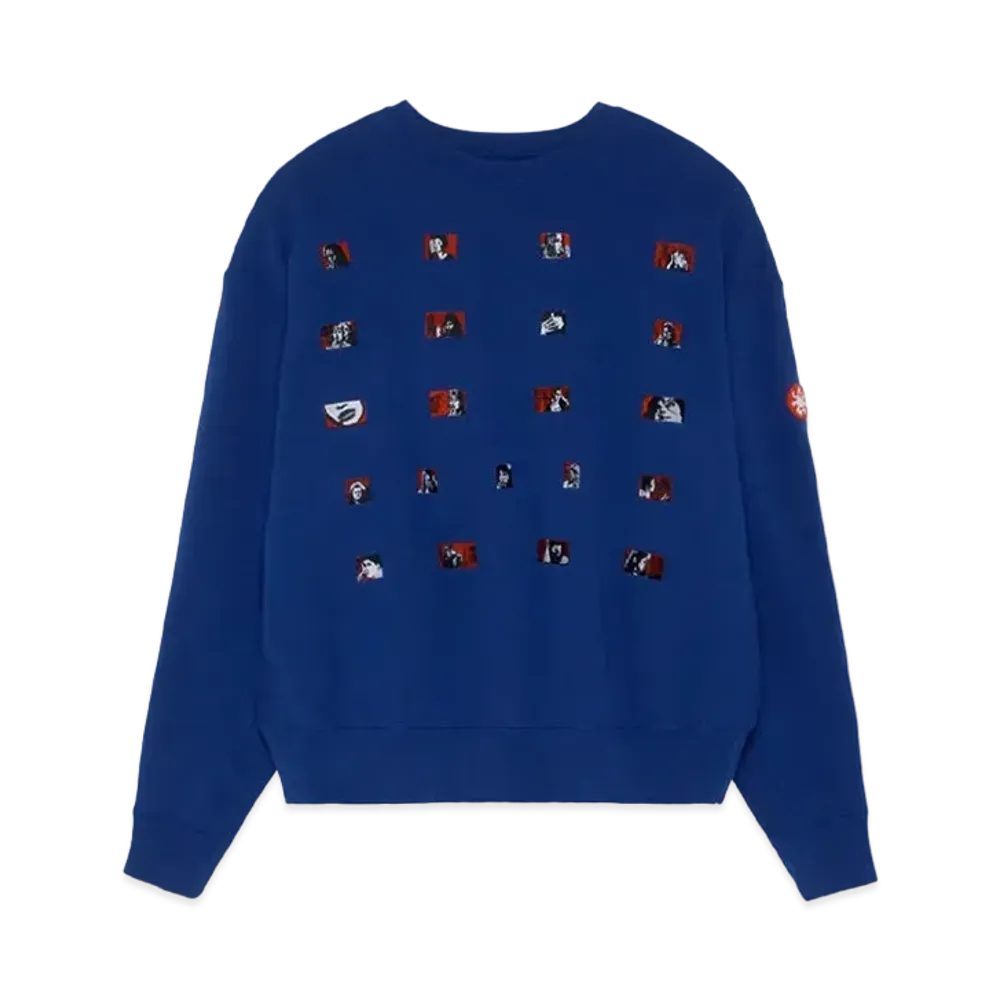 Cav Empt (C.E) EMBROIDERY PICS CREW NECK "Navy"