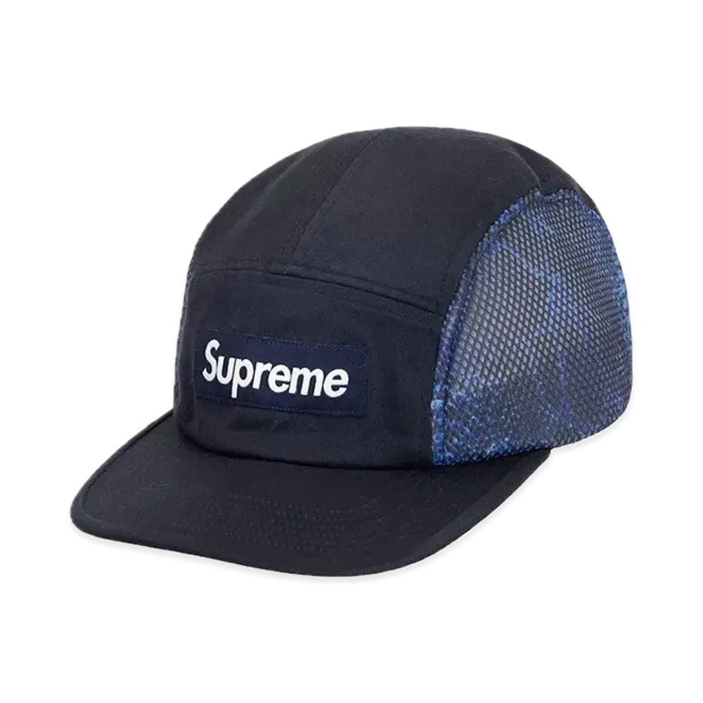Supreme Snakeskin Mesh Camp Cap "Navy"