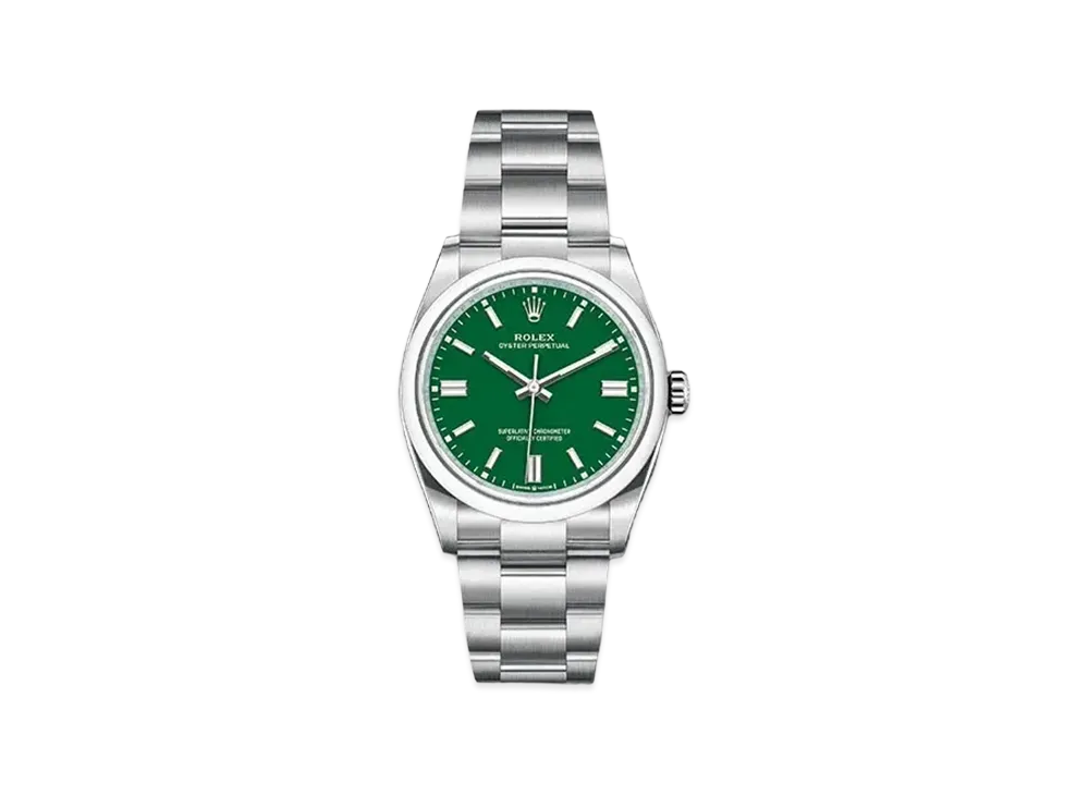 ROLEX Oyster Perpetual 36 Green Dial 126000