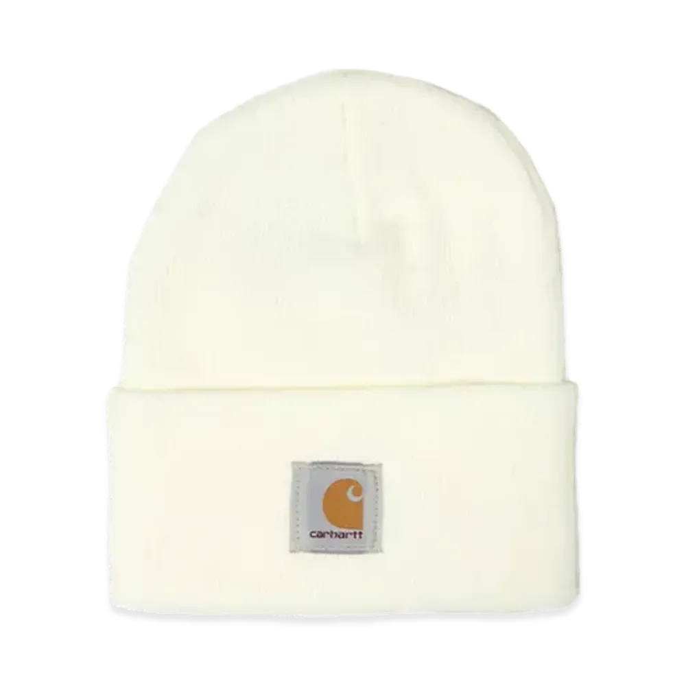 Carhartt Knit Cuffed Beanie Watch Cap C Logo "Winter White"