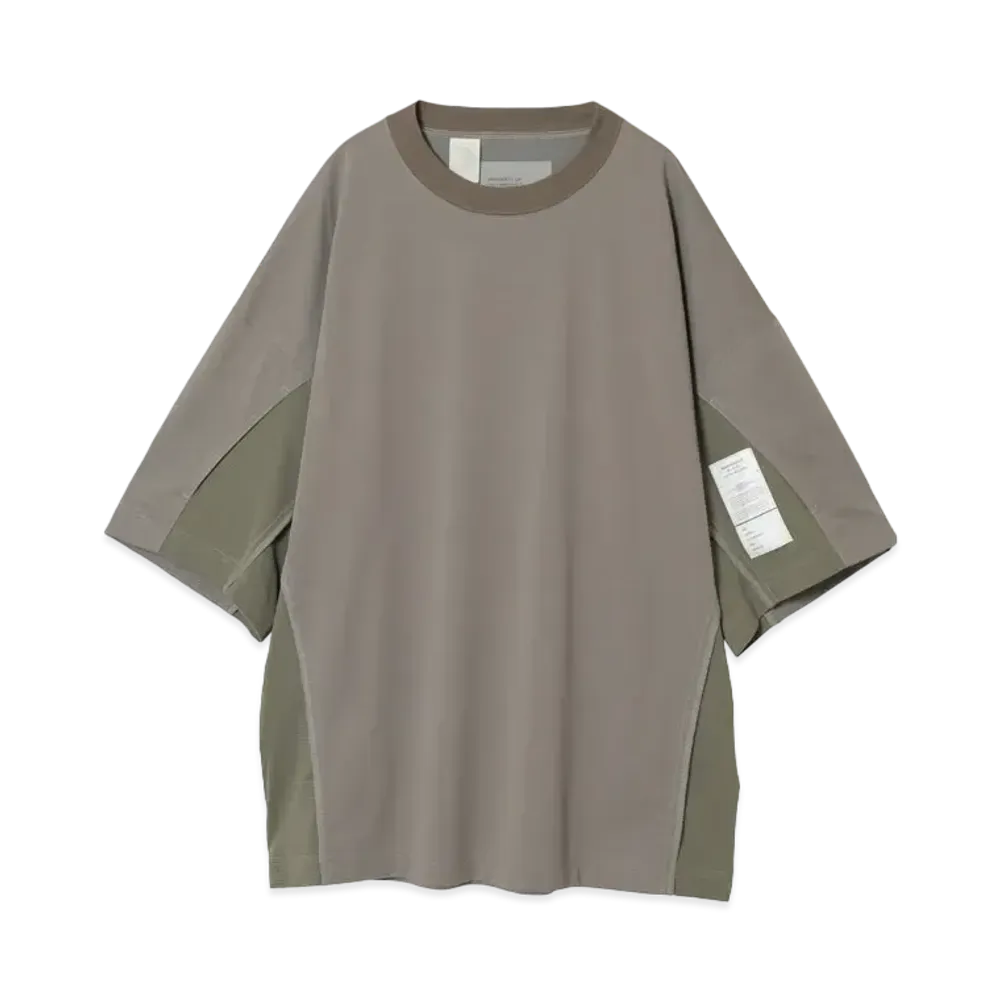 N.HOOLYWOOD Crew Neck Half Sleeve T-Shirt "Beige"