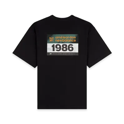 Aime Leon Dore x New Balance Running Bib Tee "Jet Black"
