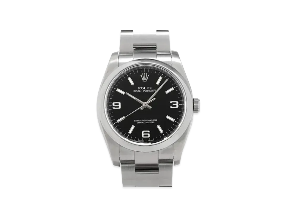 ROLEX Oyster Perpetual "Black/369/Stainless Steel"