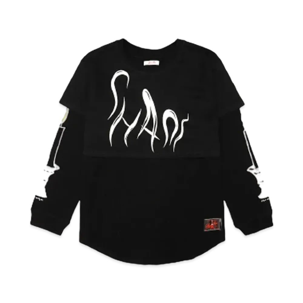 SYUMAN. Chaos layered thermal long sleeves "Blk"
