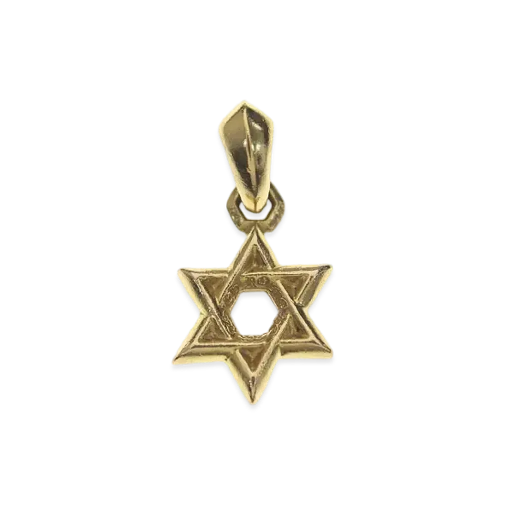 Chrome Hearts 22K Star of David Charm "Yellow Gold"