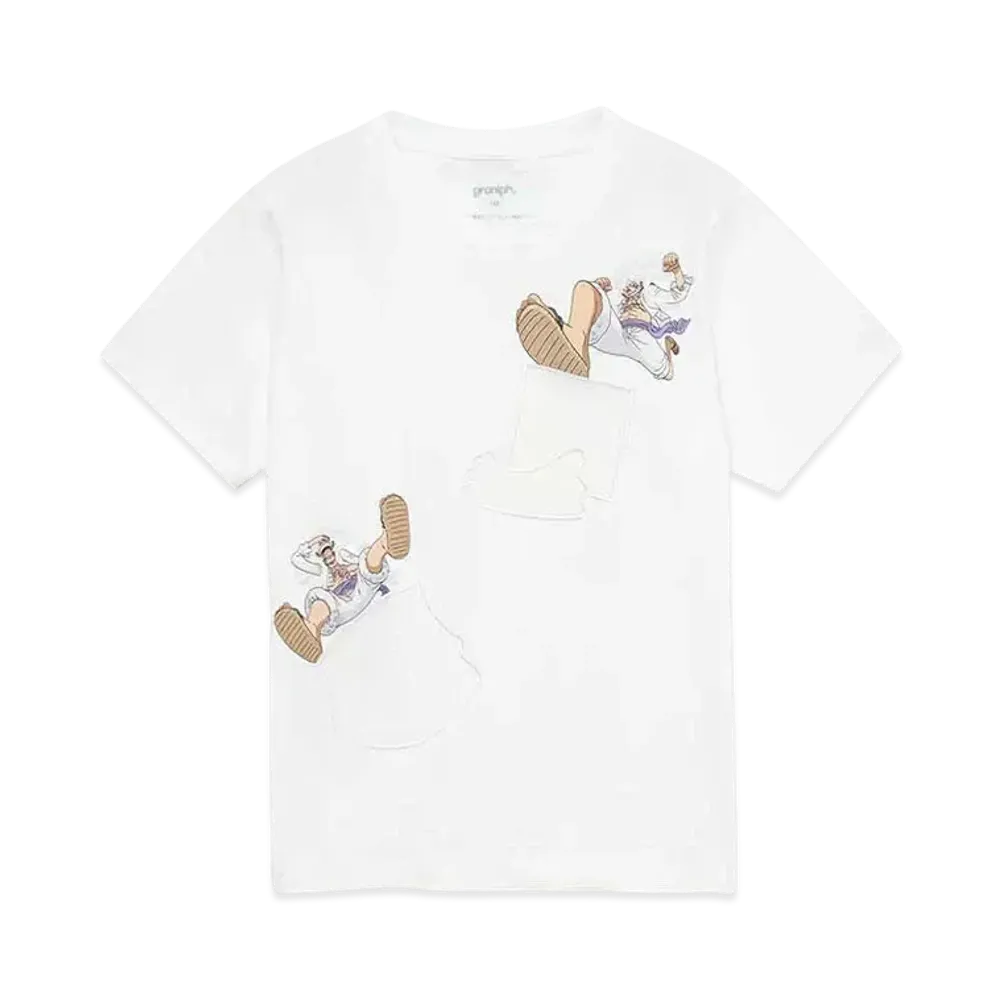 graniph x ONE PIECE Highest Point Kids T-Shirt "White"