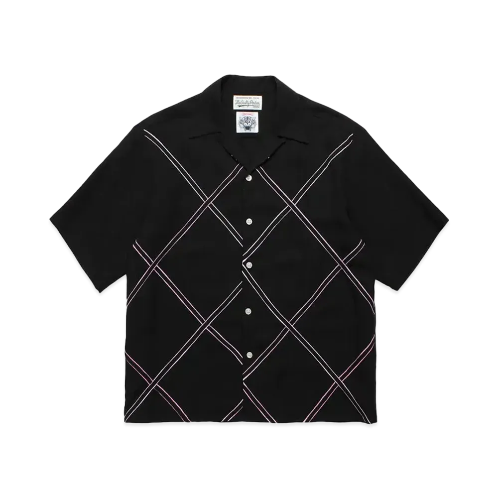 WACKO MARIA x WOLFS HEAD / Hawaiian Shirt "Pink"