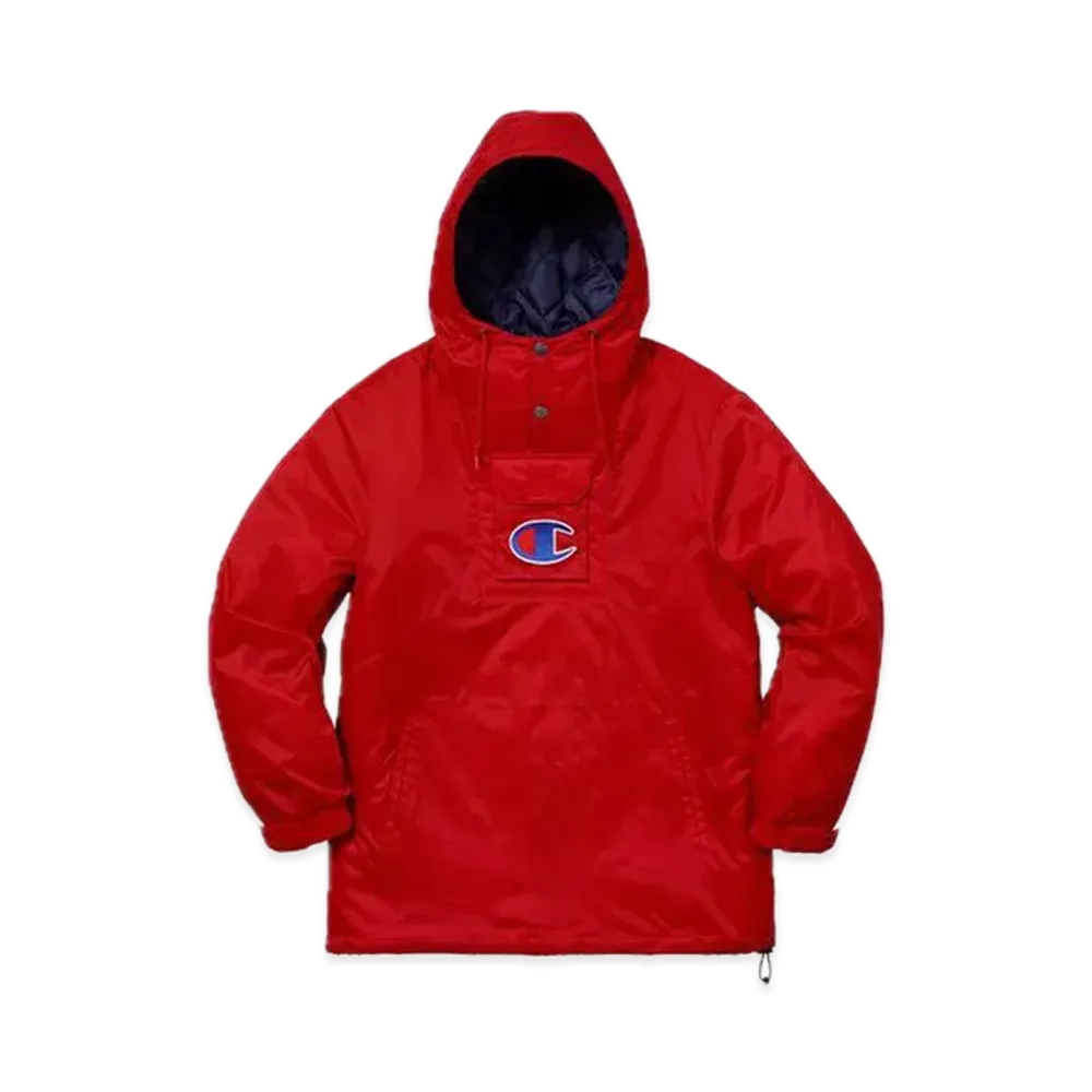 Supreme x Champion Pullover Parka "Red"