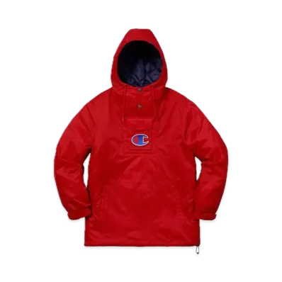 Supreme x Champion Pullover Parka "Red"