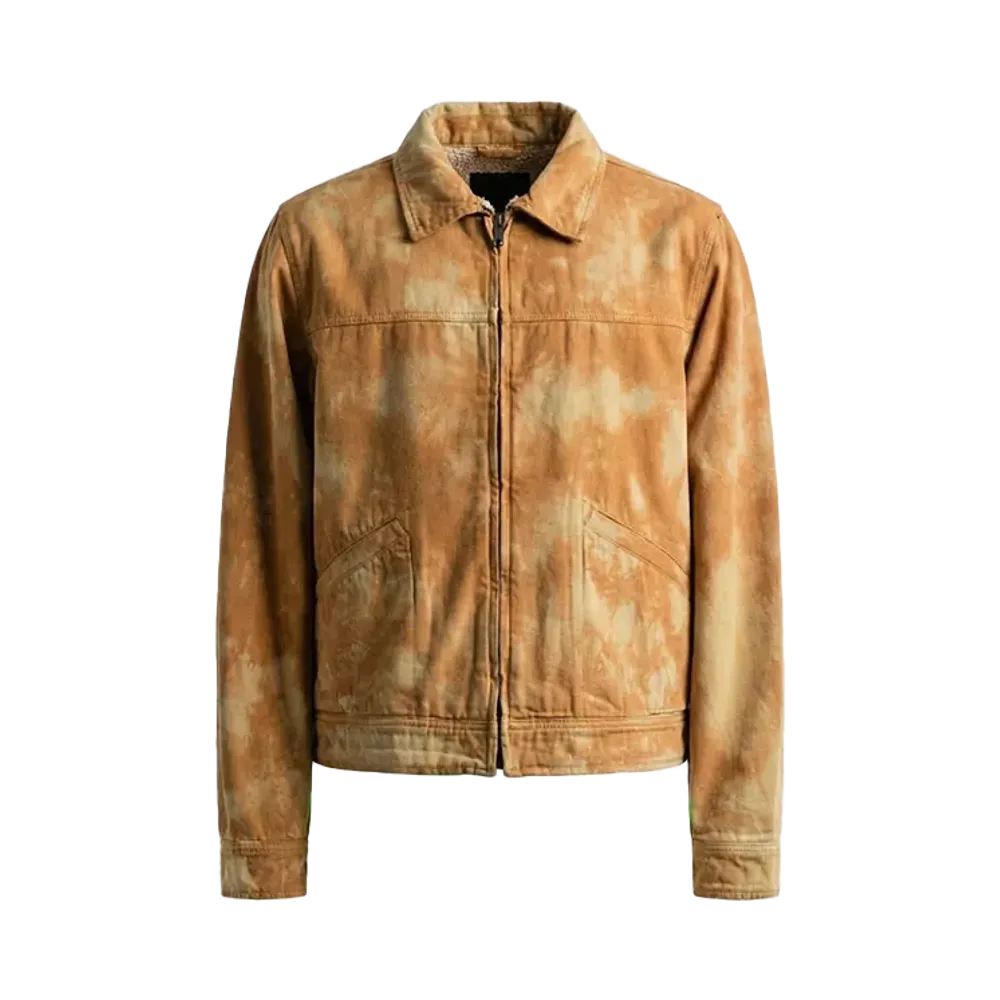 Stussy Shearling Dyed Trucker Jacket "Brown"