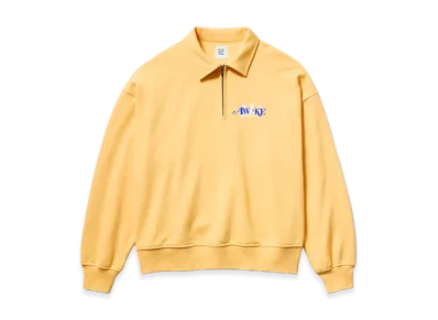 Gap x Awake NY Heavyweight Oversized 1/4 Zip Pullover "Corncob"