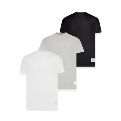 Jil Sander Set Of 3 Short-Sleeved T-Shirts "Multicolor"