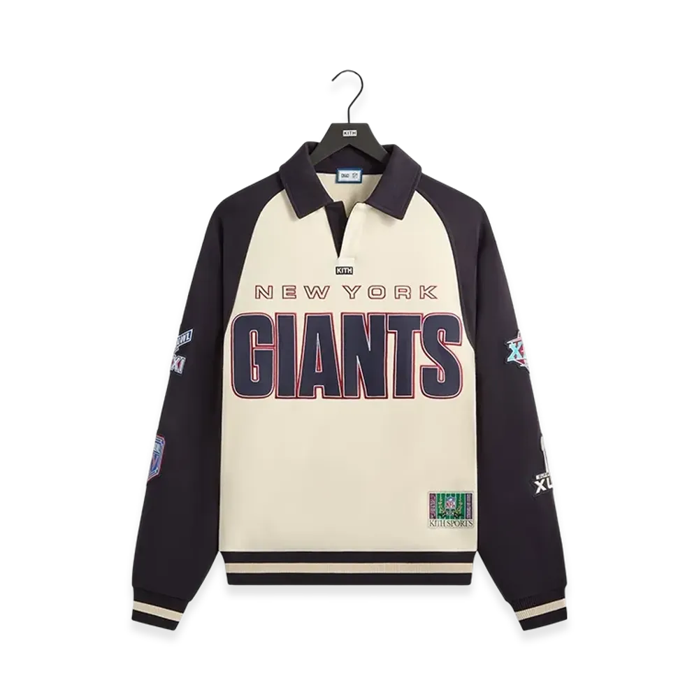 Kith x the NFL New York Giants Vintage Rugby "Sandrift"