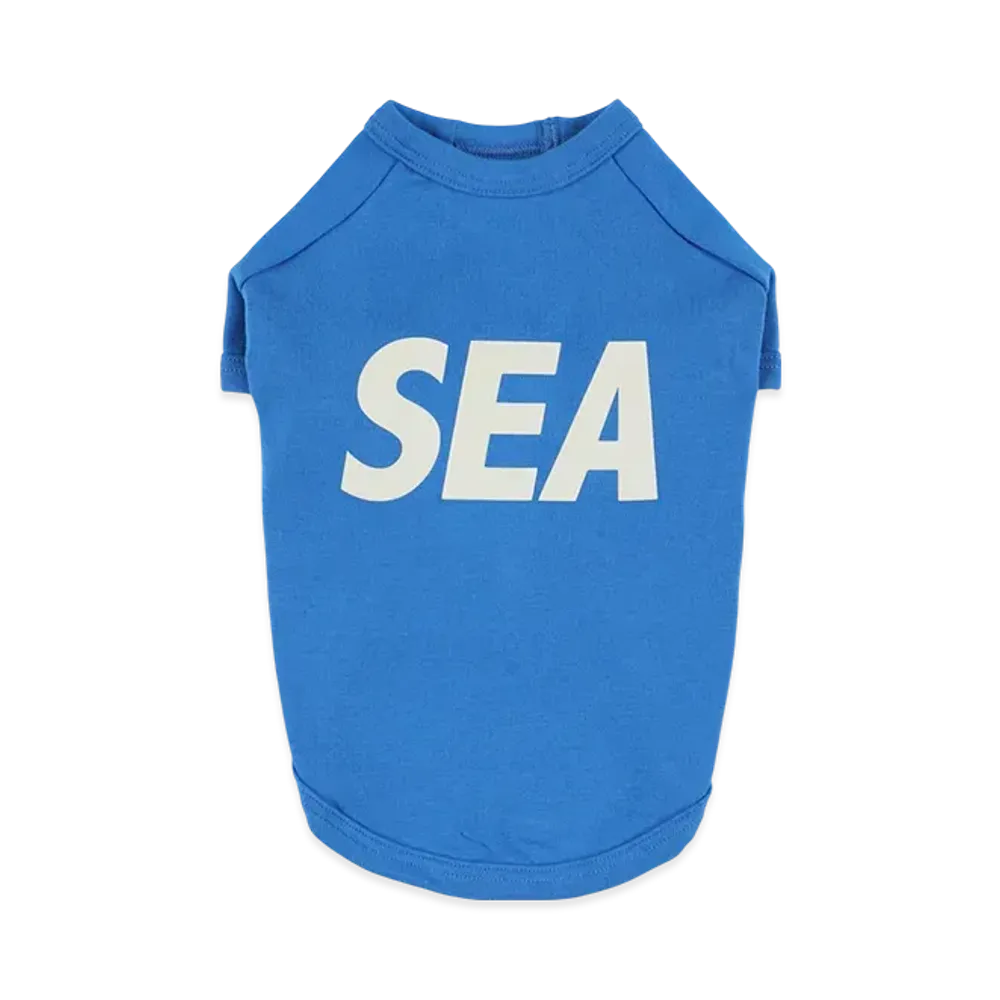 WIND AND SEA Dog Tee "Blue"