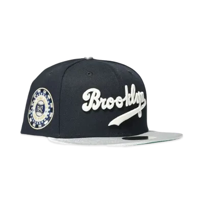 NEW ERA BR DODGERS 1942 ALL STAR GAME 59FIFTY "NAVY x METALLIC SILVER"