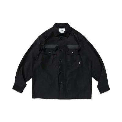 WTAPS CBW 01 / LS / Cotton. Satin. Identity "Black"