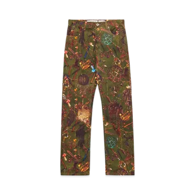 LOEWE x Howl's Moving Castle Magical Objects Jeans in Denim "Multicolor"