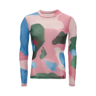 JW ANDERSON Long Sleeve Mesh Top "Multi"