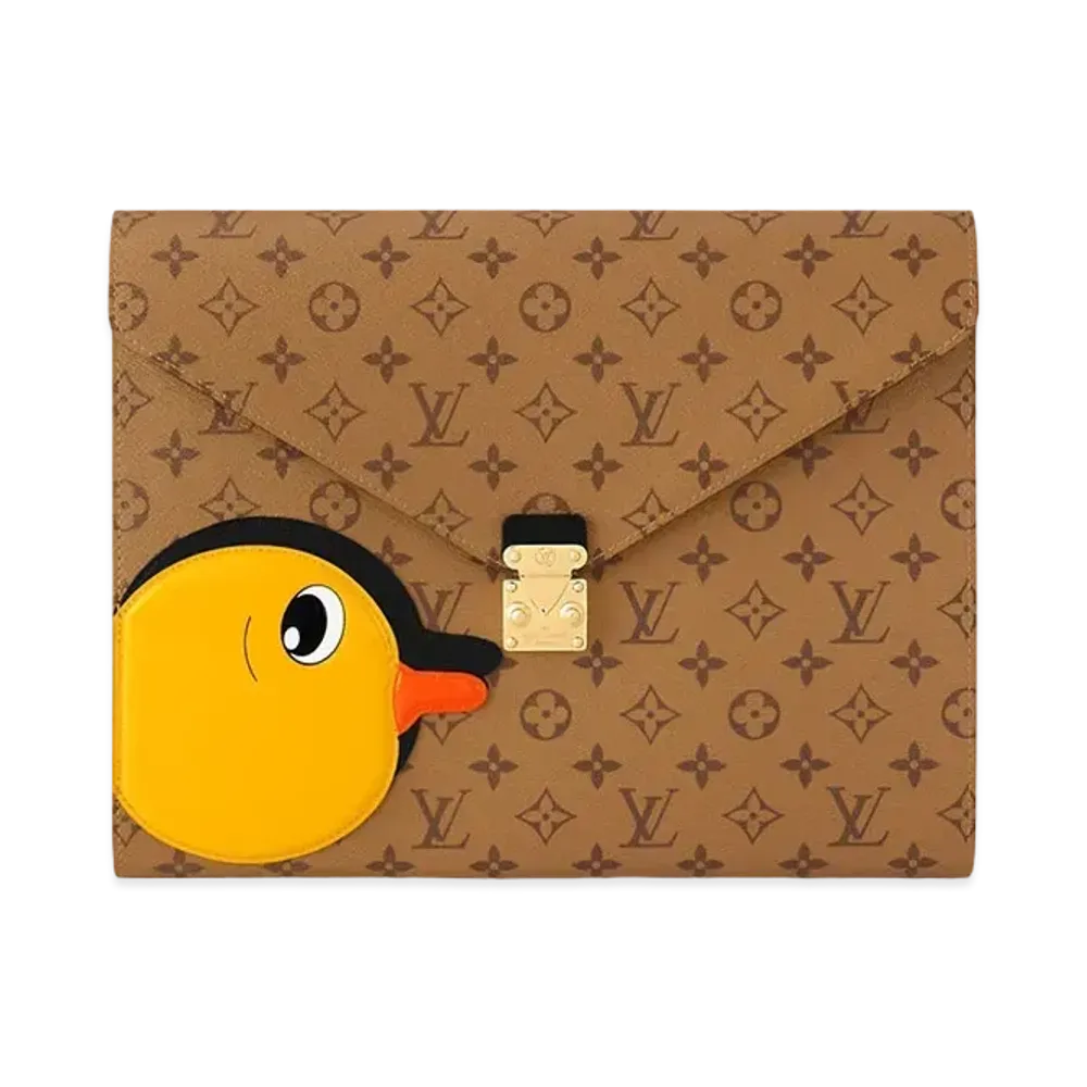 Louis Vuitton Folder Mark Monogram Reverse