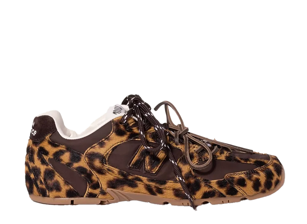 MIU MIU × New Balance Women's 530 SL Print Leather "Honey/Brown"