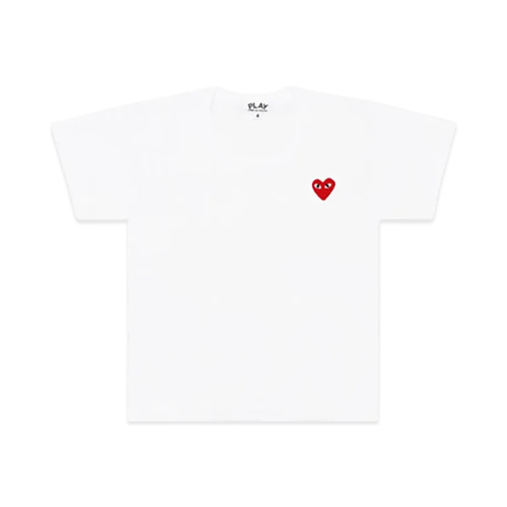 PLAY COMME des GARCONS Kids T-Shirt "White"