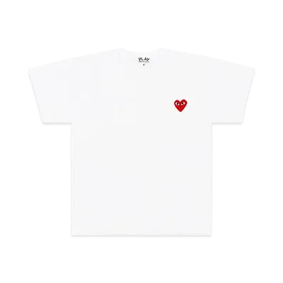 PLAY COMME des GARCONS Kids T-Shirt "White"