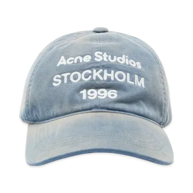 Acne Studios Logo Cap "Deep Blue"