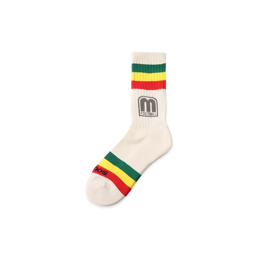 atmos x Bob Marley Border Socks "Green/Yellow/Red"