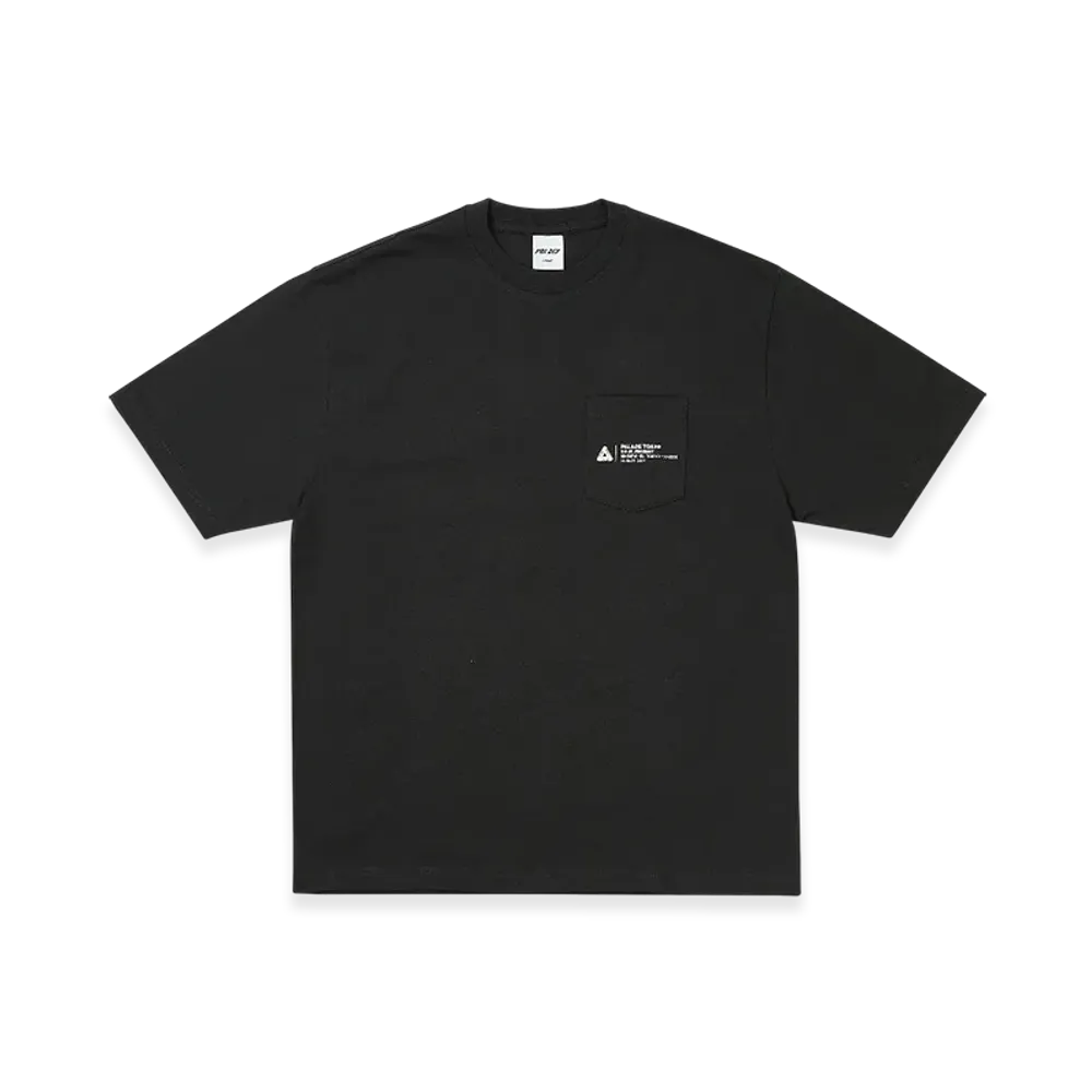 PALACE Shop Locator Pocket T-Shirt "Black"