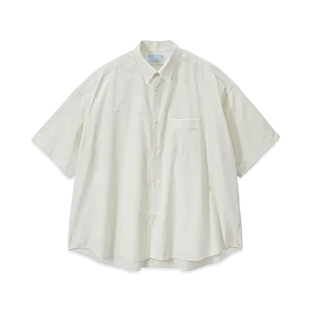 Graphpaper Alumo for Graphpaper S/S Oversized Regular Collar Shirt "Pure White"
