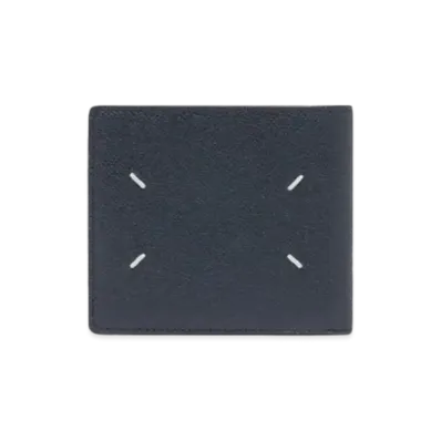 Maison Margiela Cow Leather Bi-fold Wallet "Slate Blue"