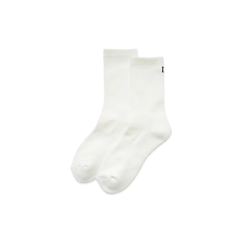 UNDERCOVER One Point Logo Socks "White"