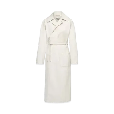 Maison Margiela Chalk Selvedge Denim Long Jacket "Ice"