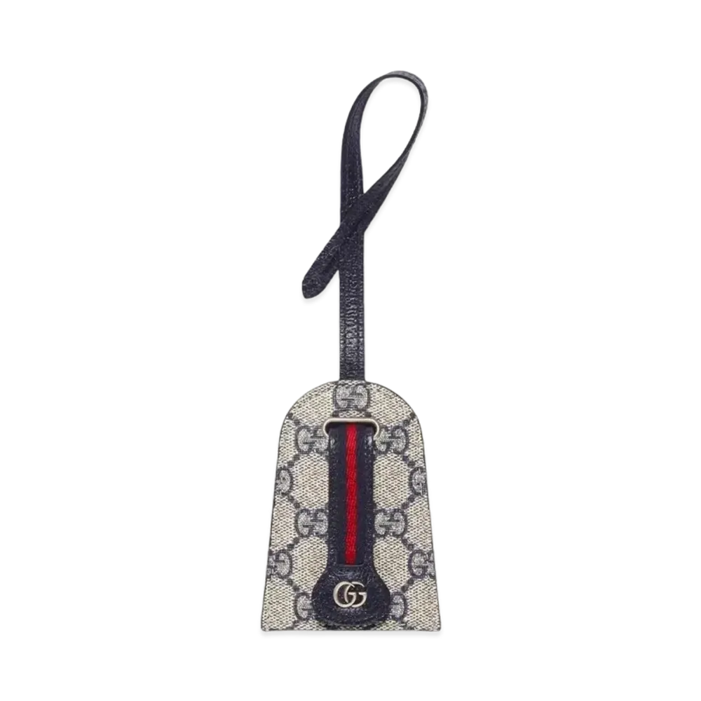 GUCCI Double G Small Key Case Supreme "Beige/Blue"